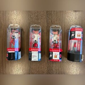 Freud 4 Piece Router Bit Set.  Excellent Condition